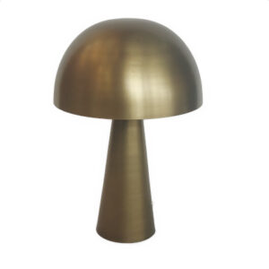 Cette lampe en aluminium doré antique prendra sa place dans votre intérieur en amenant une touche tendance et chaleureuse.