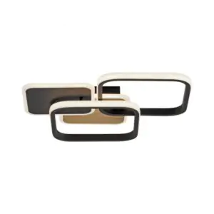Découvrez l'élégance moderne associée à la chaleur naturelle dans ce nouveau plafonnier LED carré noir avec un décor en bois. Illuminez votre espace avec une lumière blanc chaud, créant une ambiance accueillante et apaisante, idéale pour les salons, les chambres ou les espaces de détente.