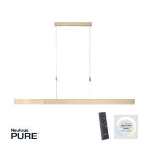 Idéale pour sublimer l'éclairage de votre cuisine, cette suspension motorisée Pure Moto LED en forme de barre est spécialement conçue pour être installée au-dessus d'un îlot, apportant une touche d'élégance et de modernité. Grâce à son système motorisé innovant "e-slide", cette suspension motorisée peut être déployée jusqu'à une longueur impressionnante de 2 mètres, ce qui vous permet d'ajuster précisément l'éclairage en fonction de vos besoins.