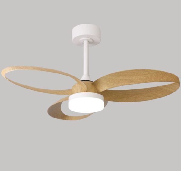 Découvrez le ventilateur de plafond Infinity Fan : design unique, éclairage LED intégré, ventilation silencieuse et télécommande incluse.