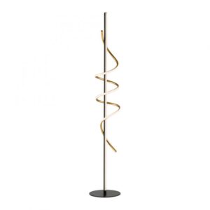 Le lampadaire LED noir et laiton séduit par son design raffiné. Son pied torsadé apporte une touche de modernité et de sophistication à votre intérieur. Grâce à son style élégant, il trouve facilement sa place dans un salon, une chambre ou un bureau.