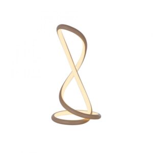 Apportez une touche contemporaine à votre intérieur avec cette lampe à poser LED couleur sable. Design twist, LED intégrée et variateur tactile.