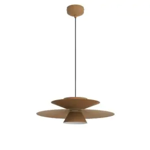 Suspension LED noire 12 W avec lumière blanc chaud 3000 K et 900 lm. Design contemporain pour salon, salle à manger ou cuisine ouverte.
